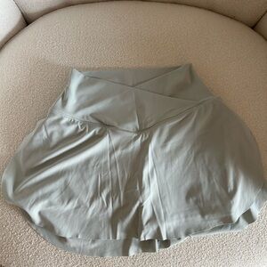 Seafoam green golf or workout skirt